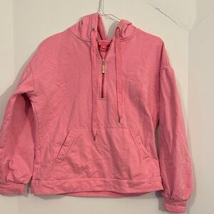 Lilly Pulitzer Pink Half-Zip Hoodie XS #athlesisure #gym
